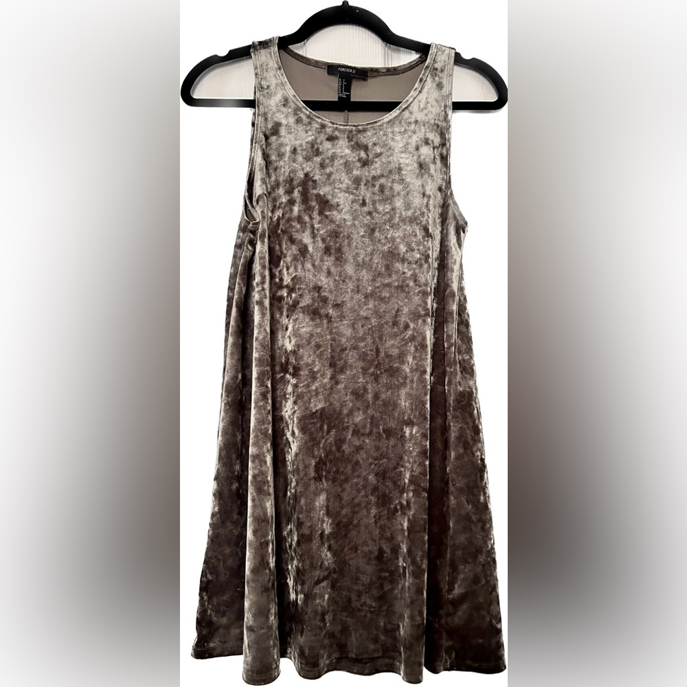 FOREVER 21 Crushed Velvet Dress